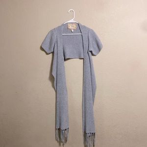 cropped top with scarf